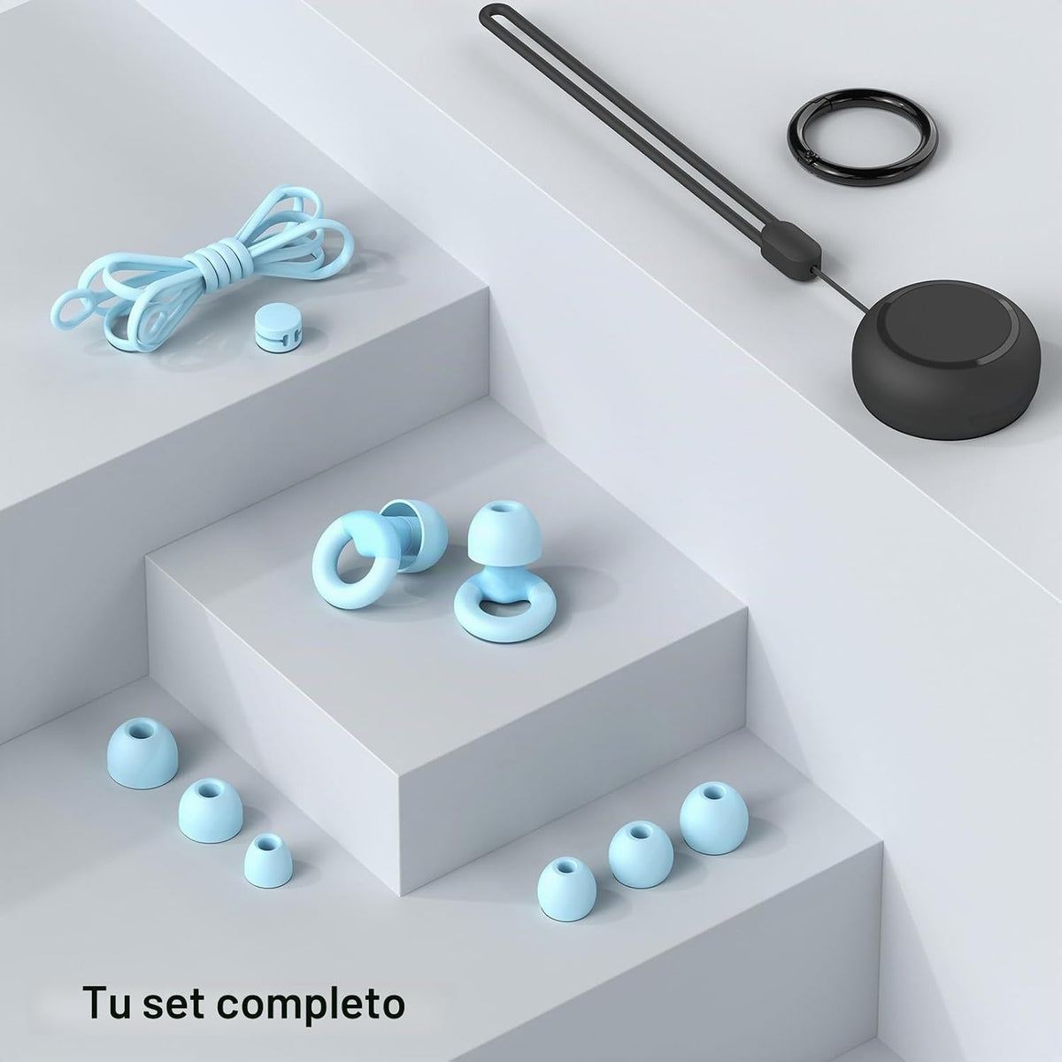 Tapones para dormir, reducción de ruido, tapones de silicona suave...