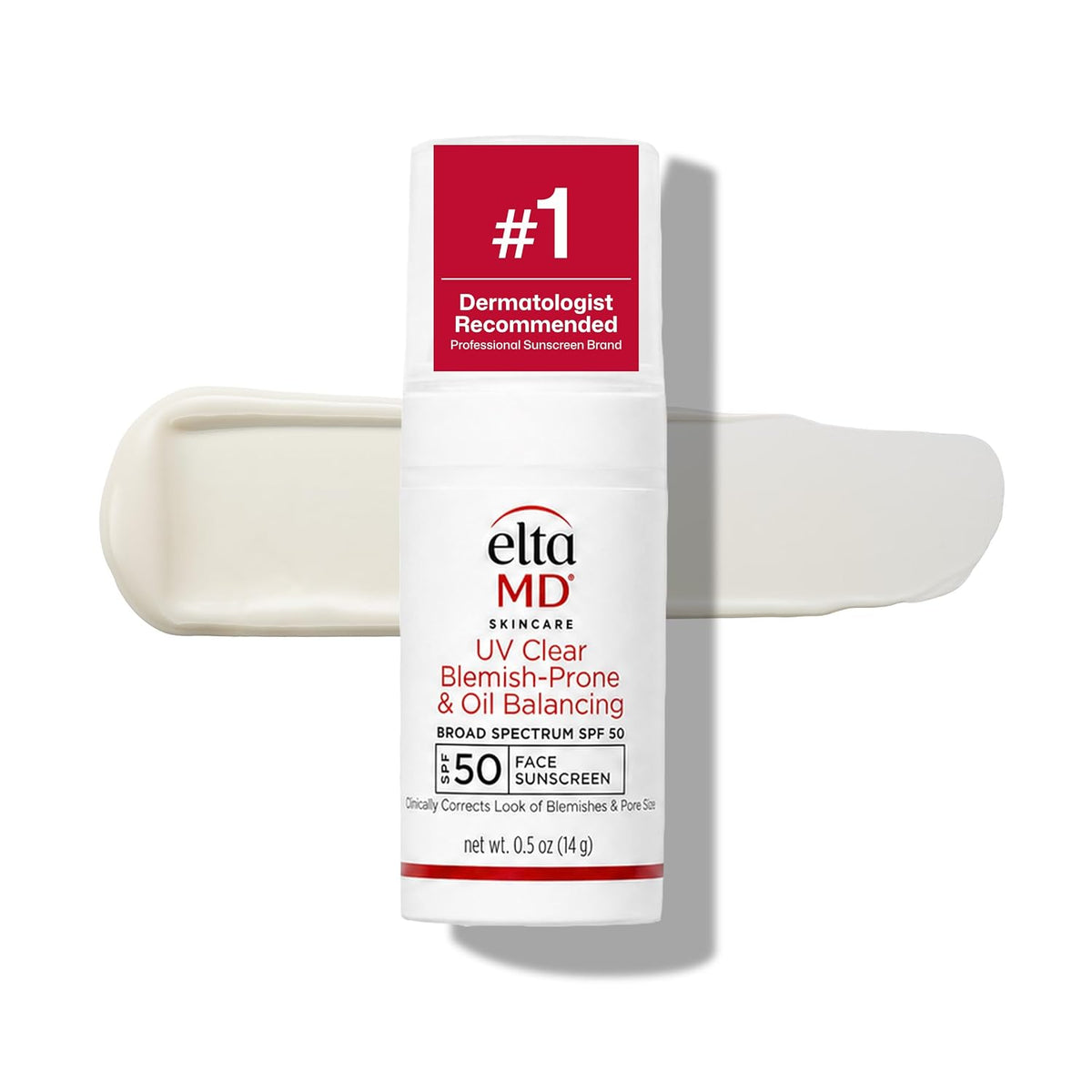 Protector solar facial transparente UV EltaMD con óxido de zinc, si...