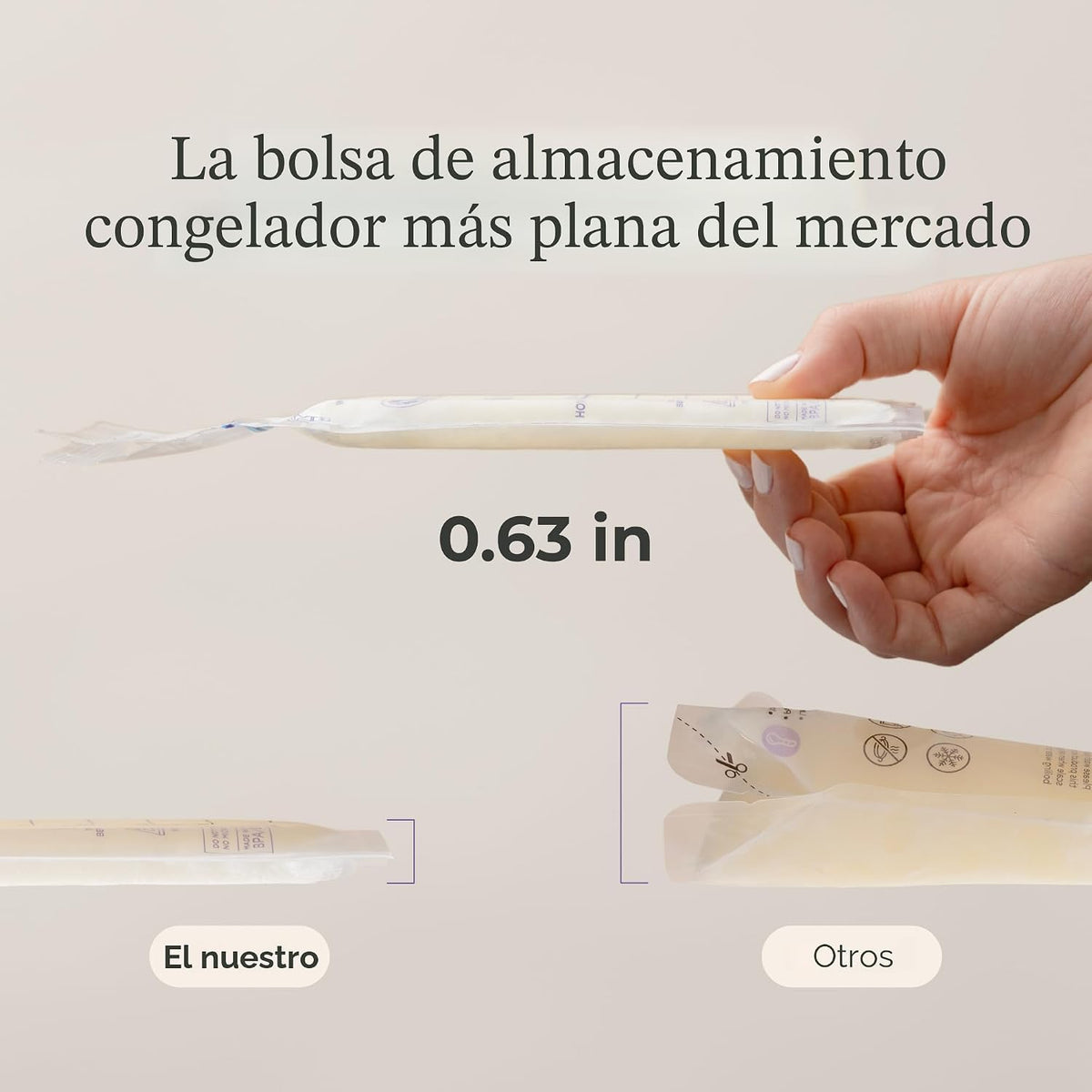 Bolsas de almacenamiento de leche materna Lansinoh con 2 adaptadore...