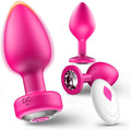 Vibrador de juguetes sexuales con enchufe anal, kit de entrenamient...