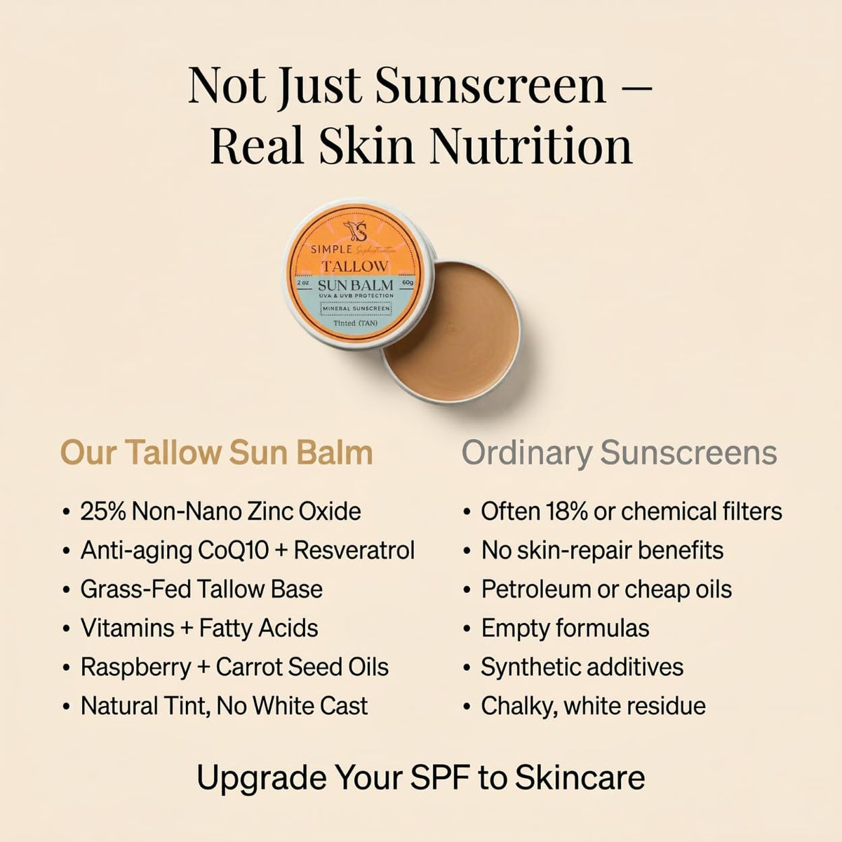 Protector solar mineral tintado SPF 50+ para cara, no nano óxido de...