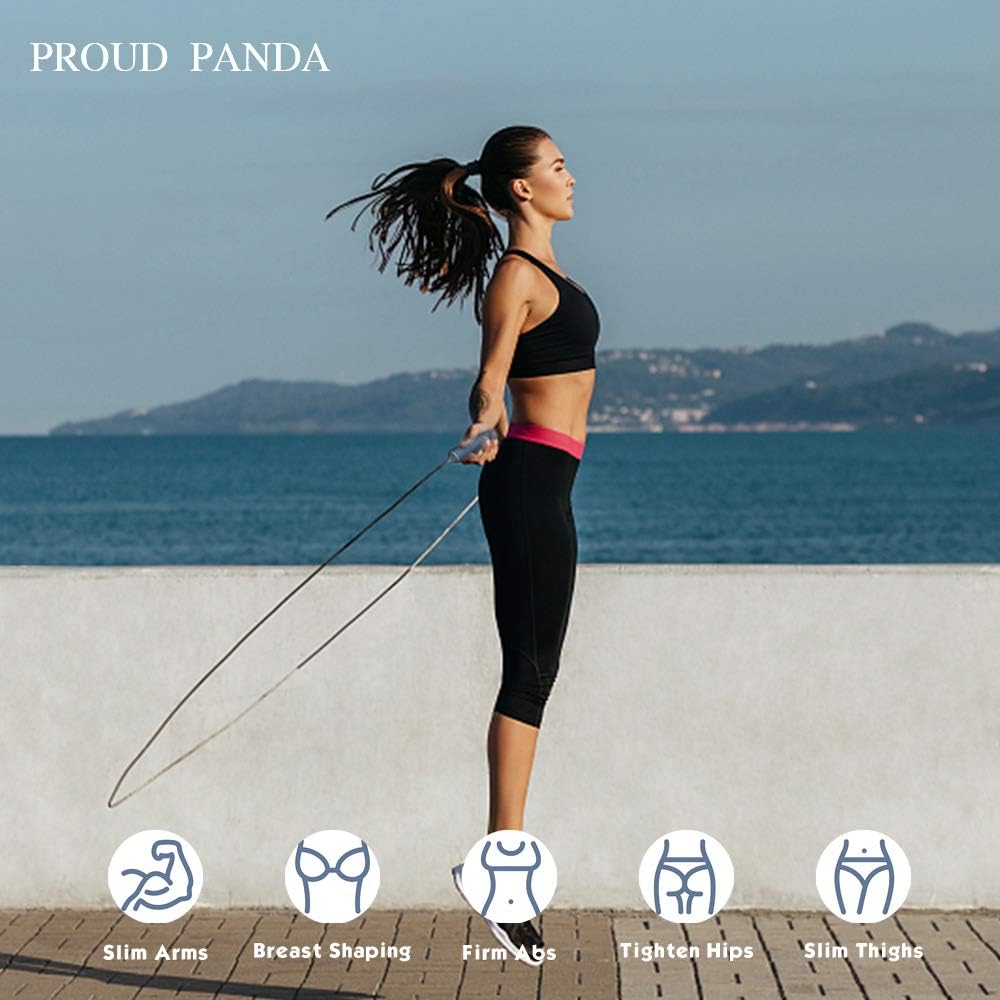 Cuerda de saltar con peso de 1LB - Cuerda de saltar profesional con...