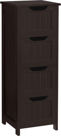Yaheetech Gabinete de almacenamiento para baño, diseño delgado de 4...