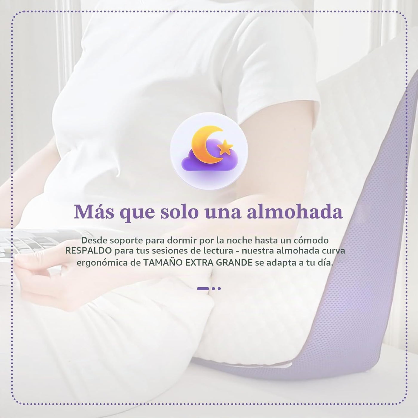 HOMELAB Almohadas ajustables de espuma viscoelástica triturada Cres...