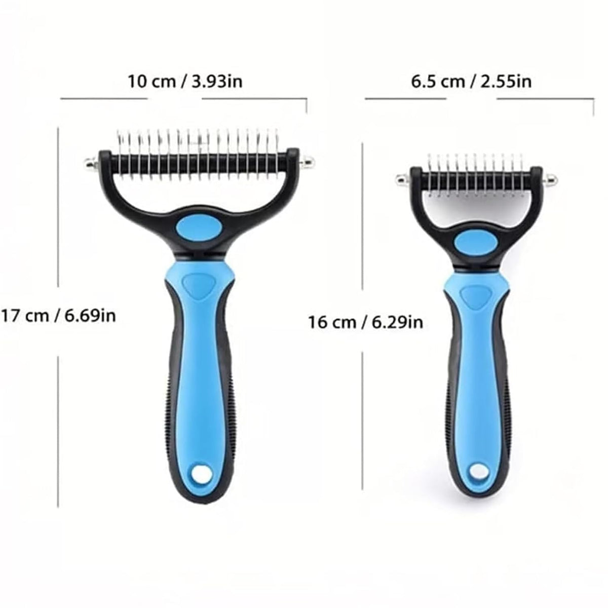 Pet Pro - Herramienta de aseo personal, cepillo para perros 2 en 1...