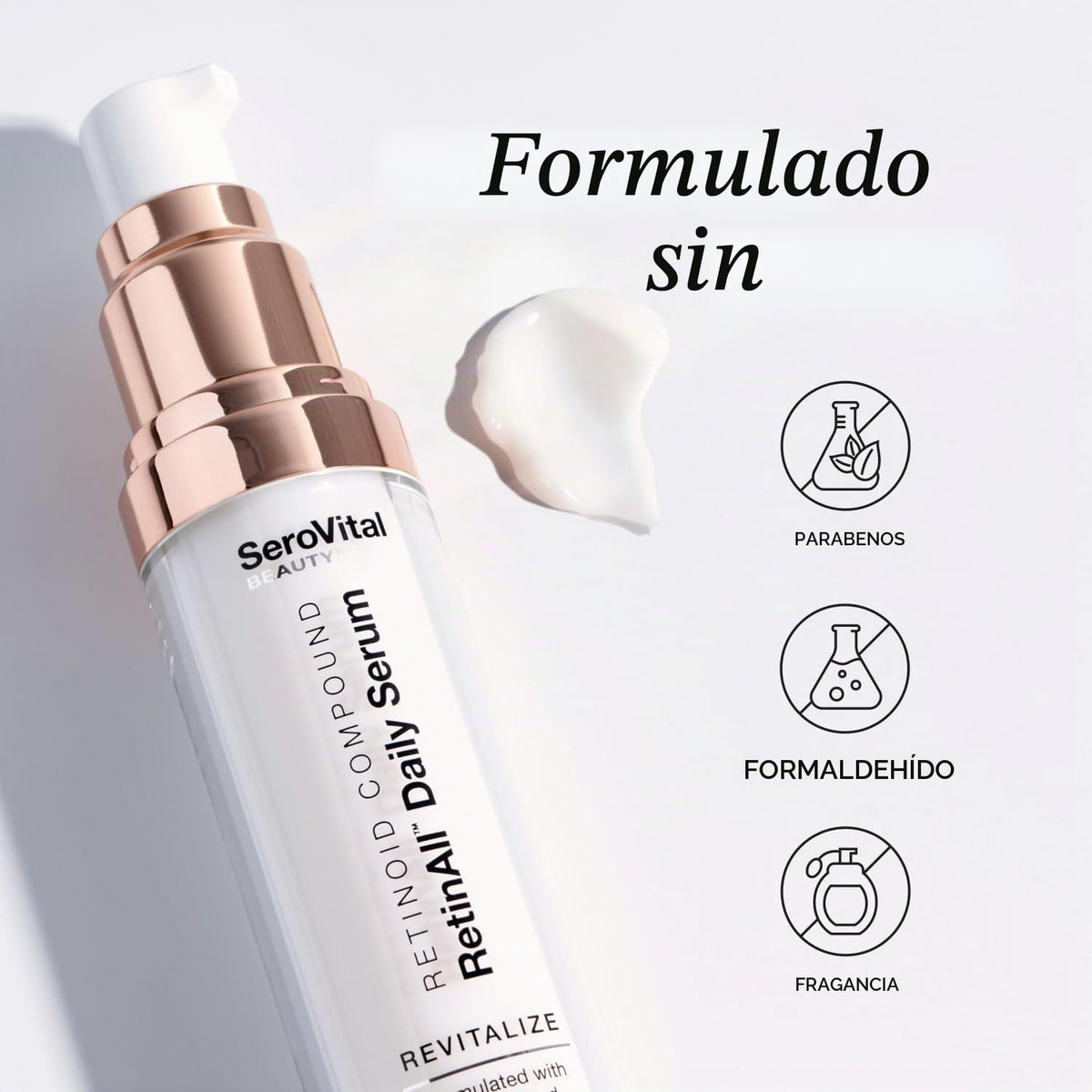 RetinAll | Suero antienvejecimiento | Retinoides y péptidos | Sin f...