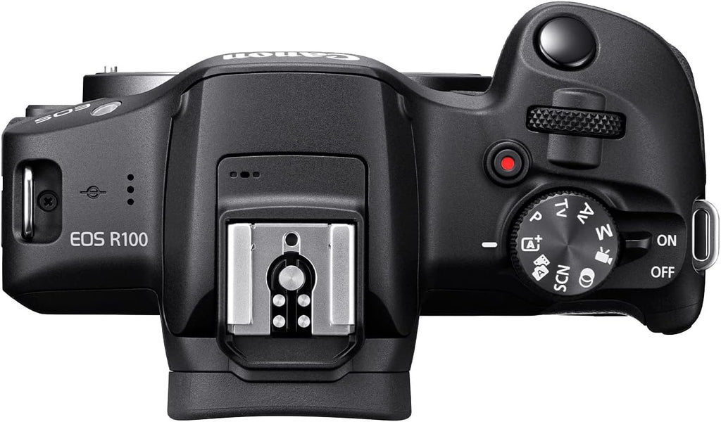 Canon Cámara sin espejo EOS R100, montaje RF, 24.1 MP, procesador d...