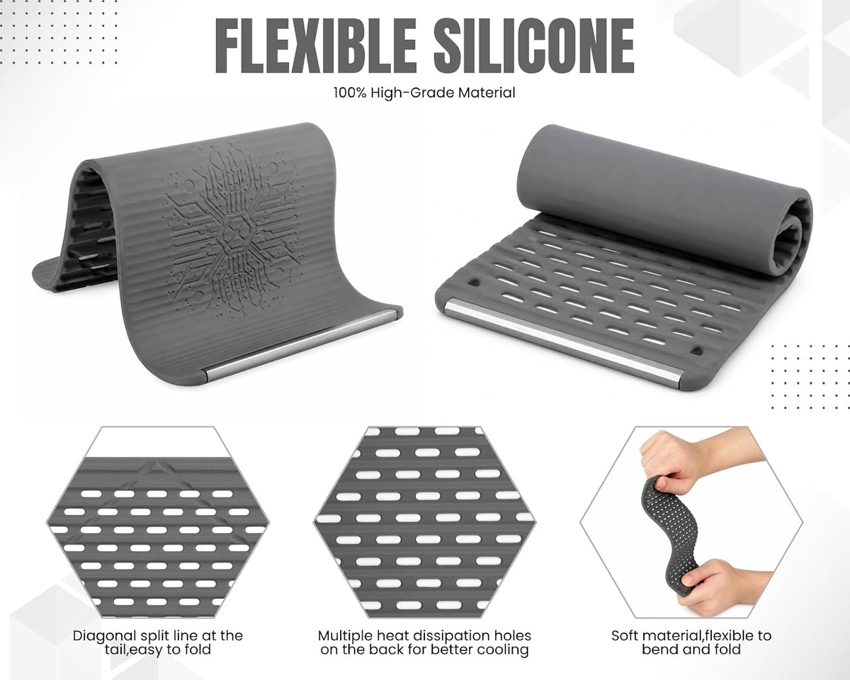 Soporte para teléfono de silicona coiyie, soporte flexible para tel...