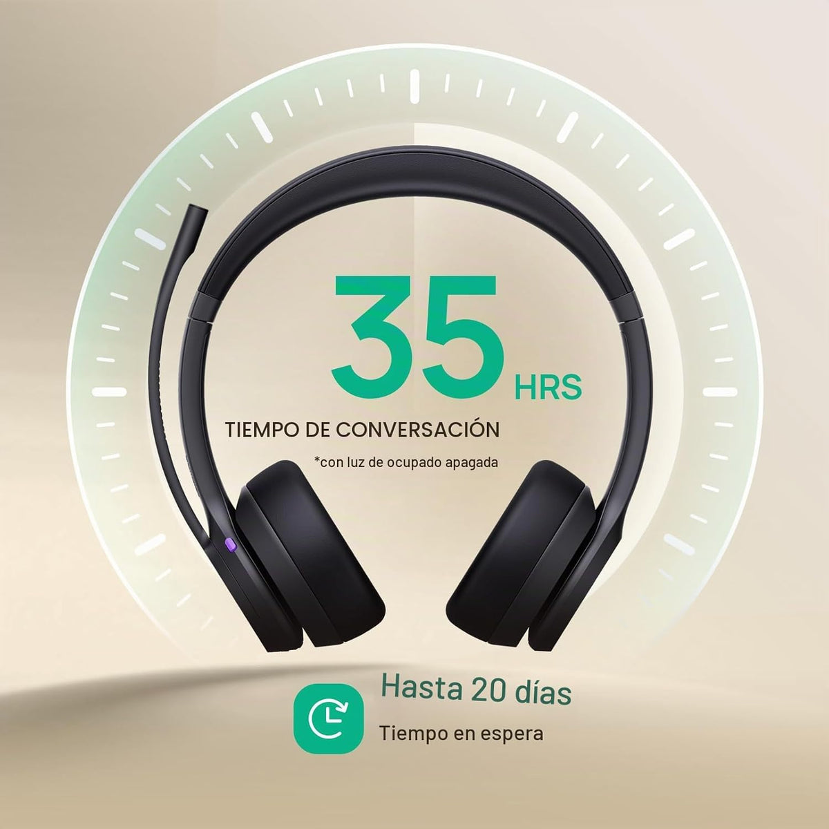 Yealink Auriculares inalámbricos Bluetooth Z32 económicos para trab...