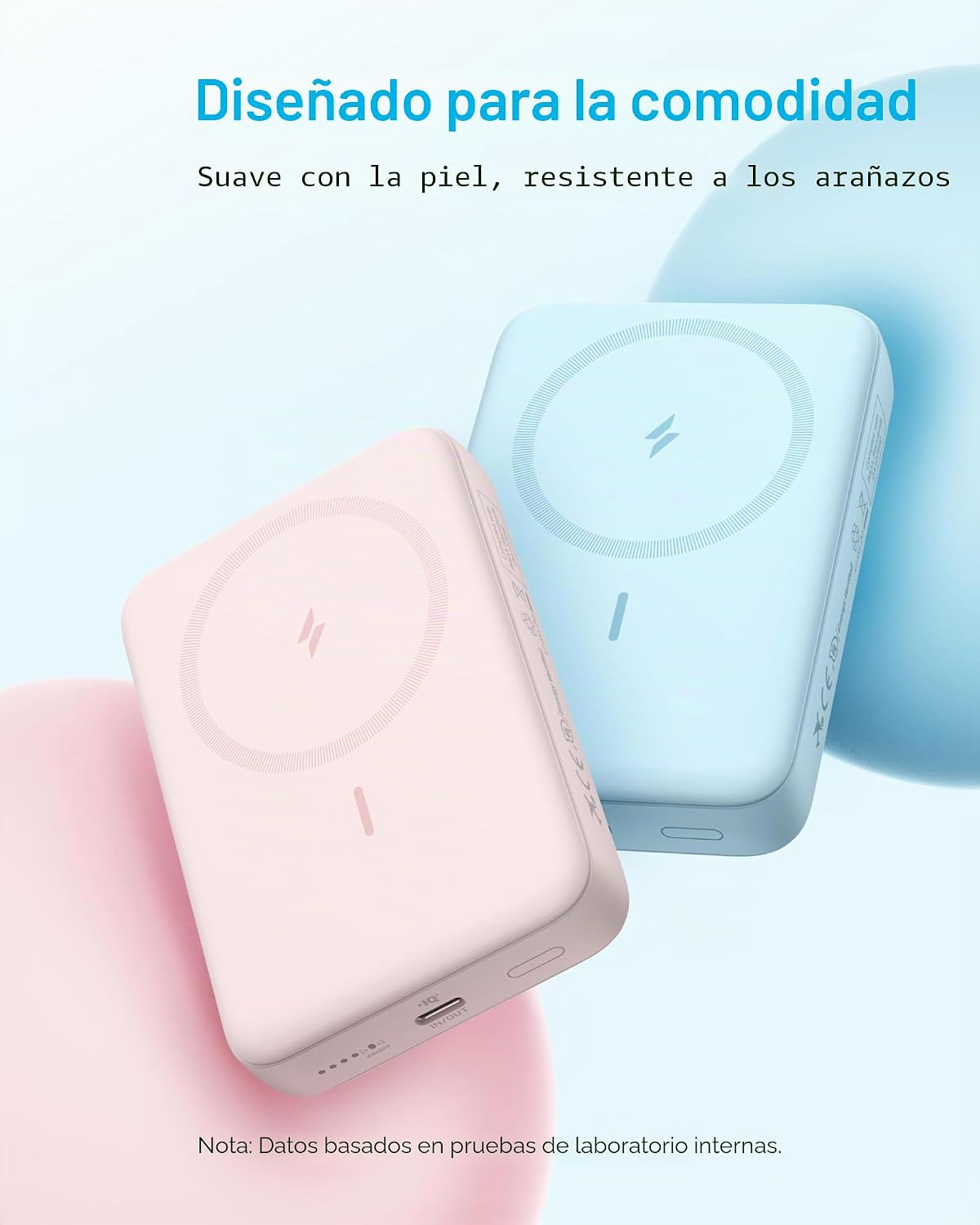 Anker Zolo - Banco de energía magnético, cargador portátil Magsafe...