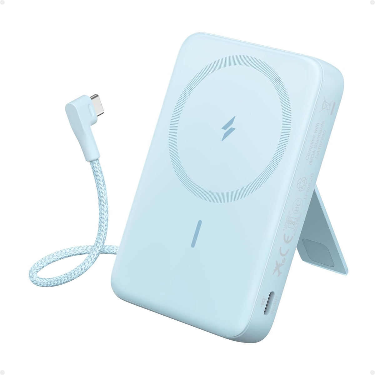 Anker Zolo - Banco de energía magnético, cargador portátil Magsafe...