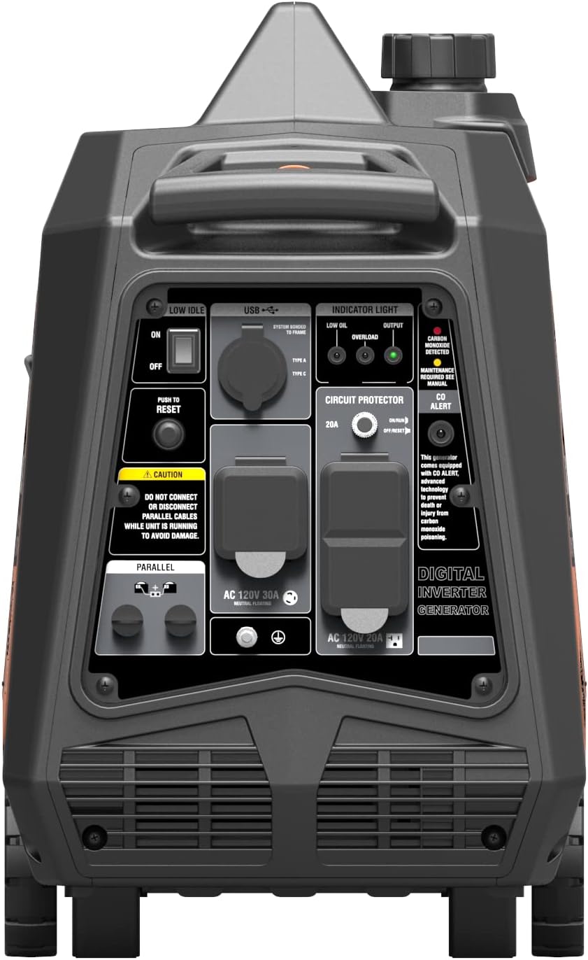 GENMAX Outdoor Power Equipment GM2800iA Generador portátil súper si...