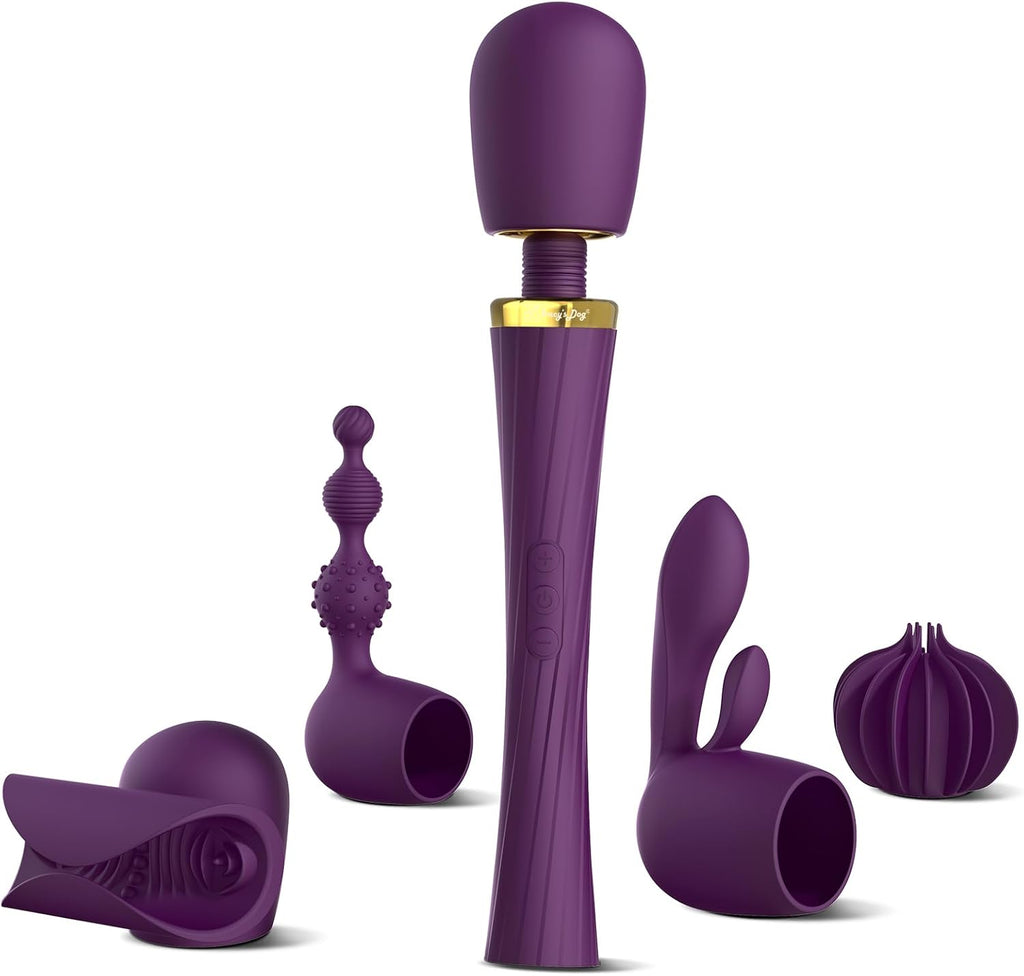Kit de Vibrador de Varita Tracy's Dog, Masajador Inalámbrico co...