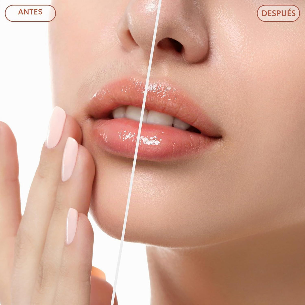 Depilación facial recargable para mujeres, como se ve en la televis...