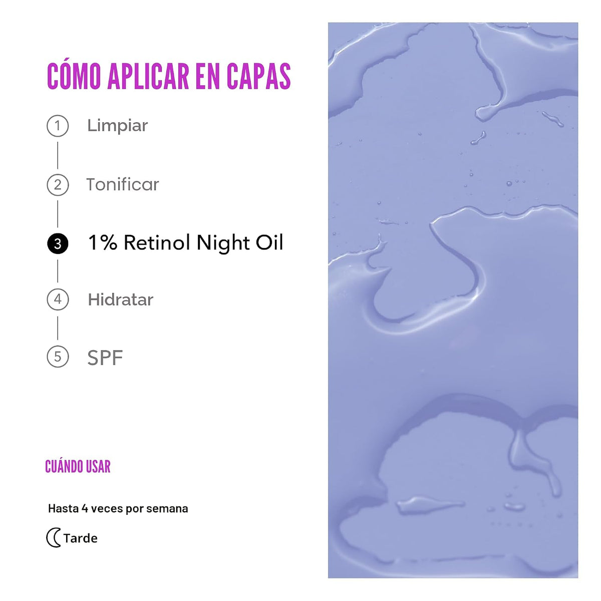 Good Molecules Aceite nocturno de retinol al 1%, fórmula de aceite...