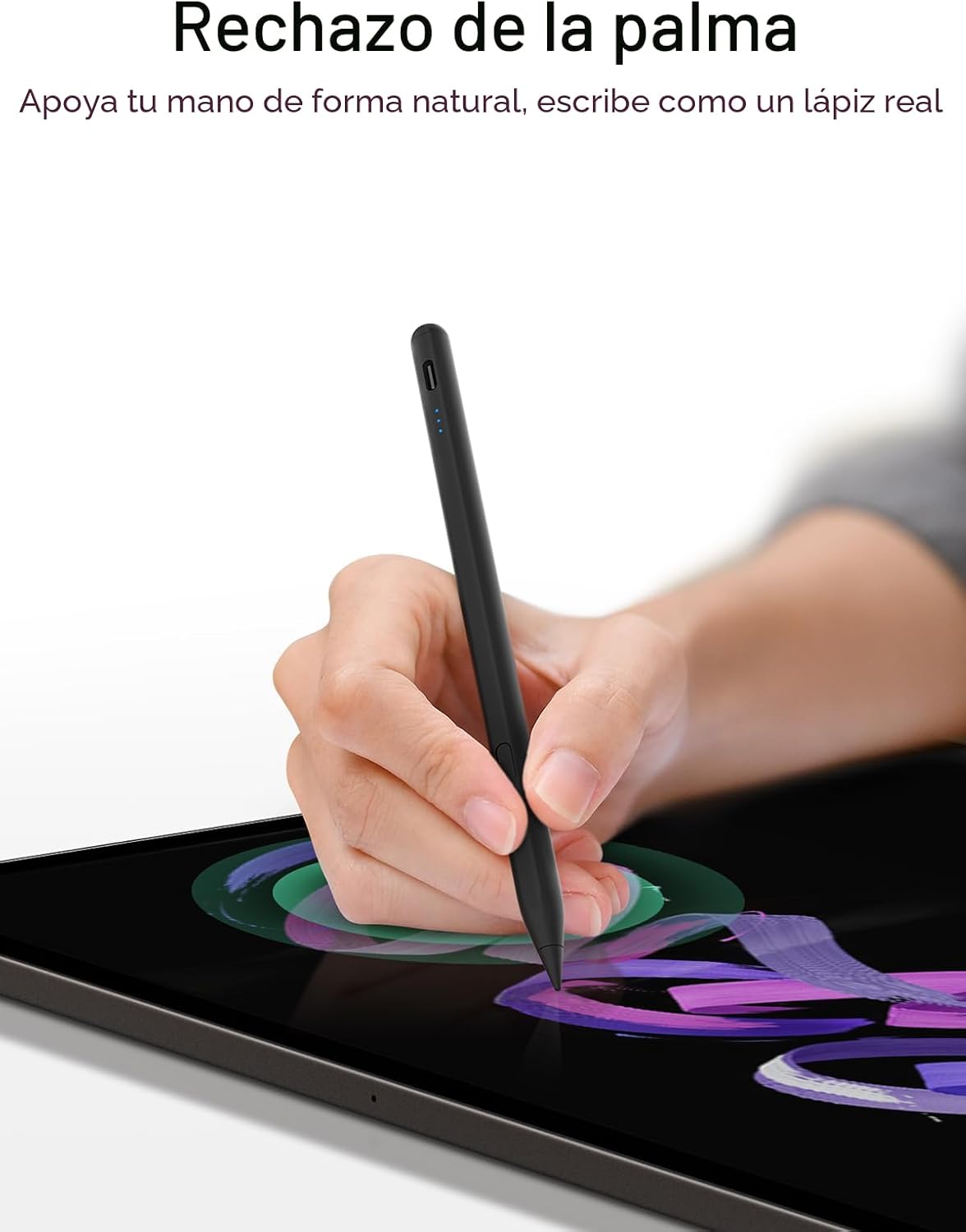 Keepro - Lápiz capacitivo para iPad 2018-2026, deshacer con un solo...