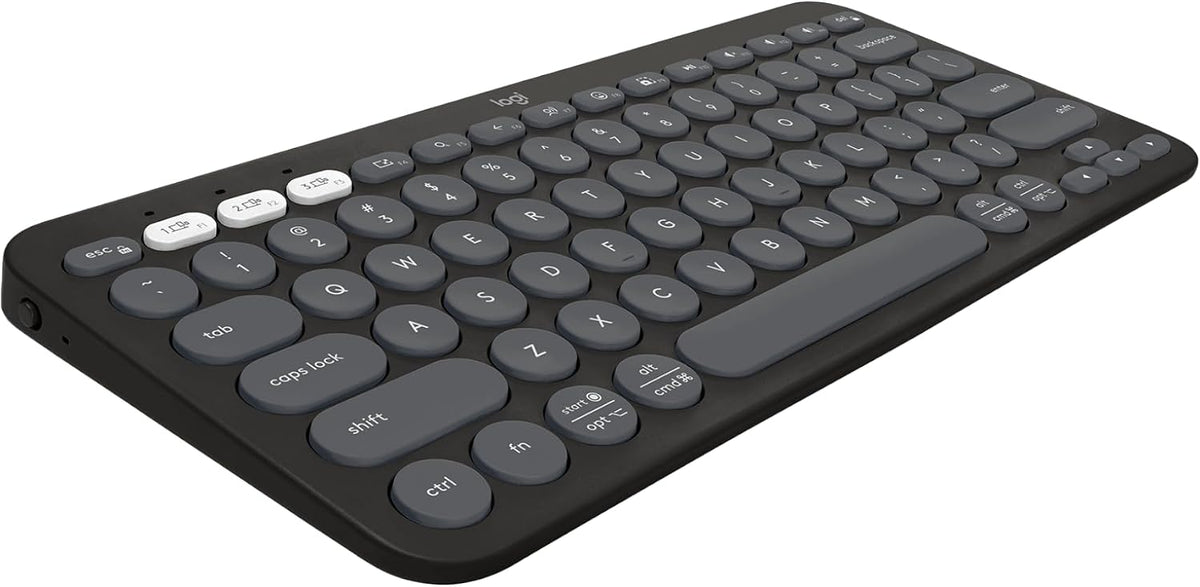 Logitech Pebble Keys 2 K380s Teclado inalámbrico Bluetooth - Grafit...
