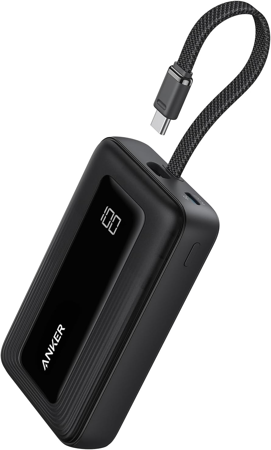 Anker Power Bank, 10,000mAh 30W con cargador portátil esencial de v...