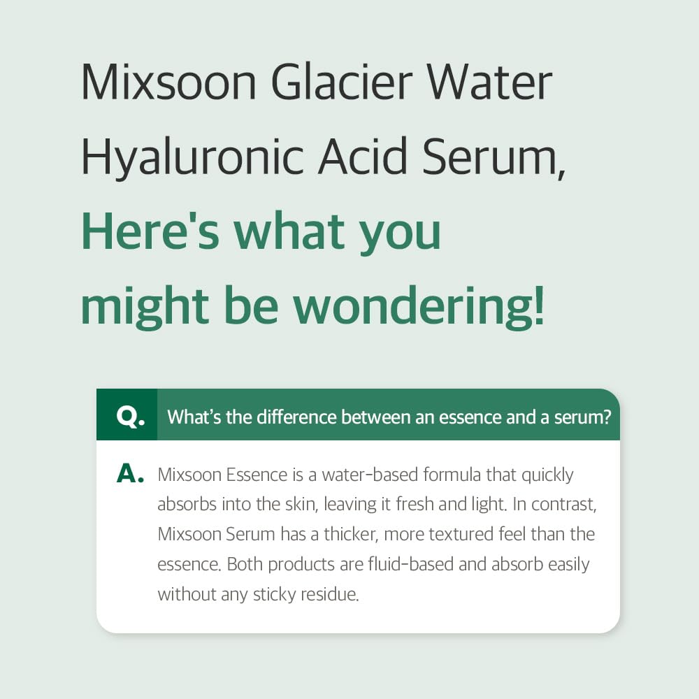 mixsoon Essential Glass Skin Duo Set - Bean Essence + Glacier Water...