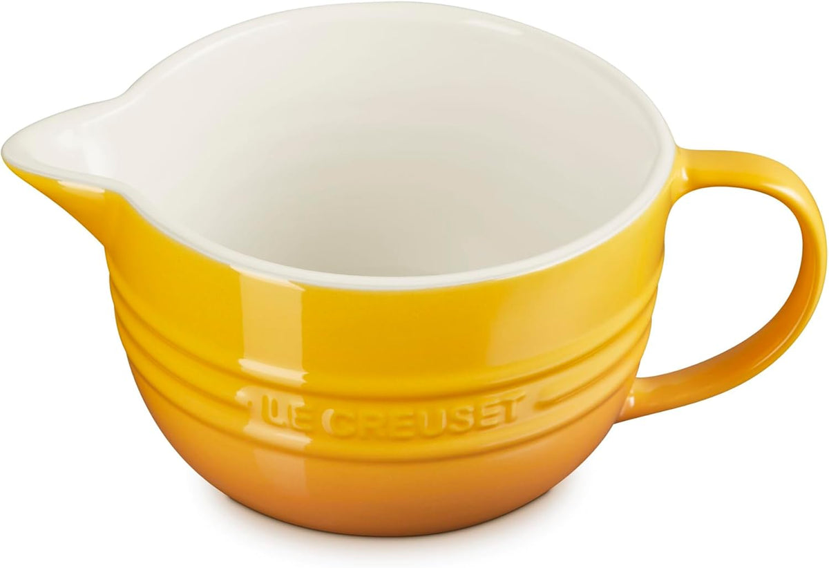 Le Creuset Cuenco de masa Signature de gres, 2 cuartos de galón., N...