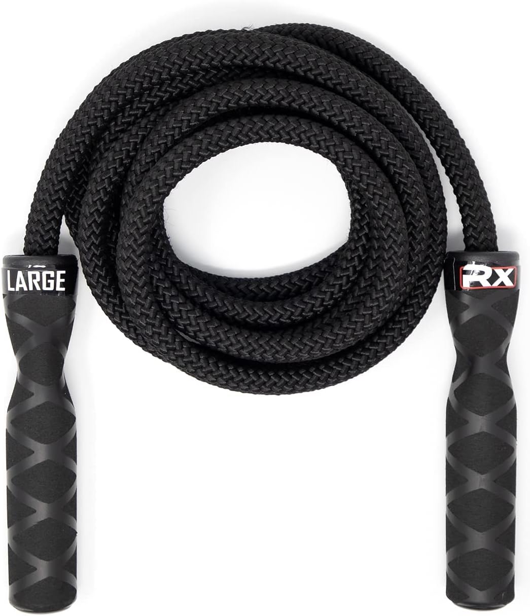 Rx Smart Gear Cuerda de saltar con asas ergonómicas antideslizantes...