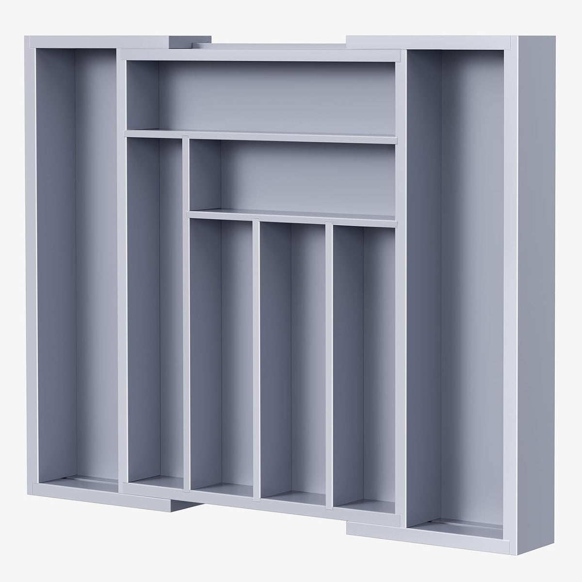 Pipishell Organizador de cajones expandible de bambú para soporte d...