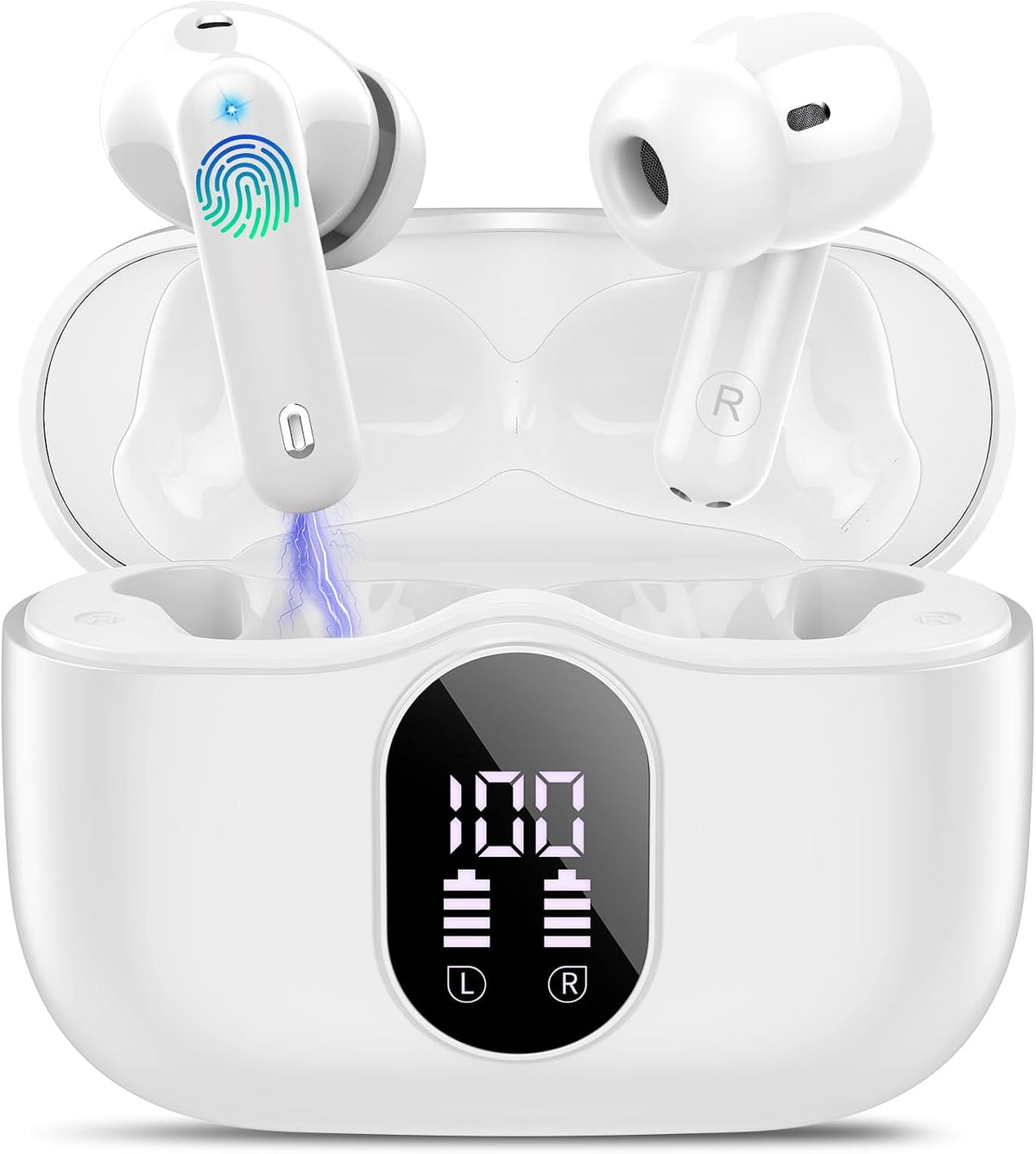 Auriculares inalámbricos verdaderos Auriculares Bluetooth Auricular...