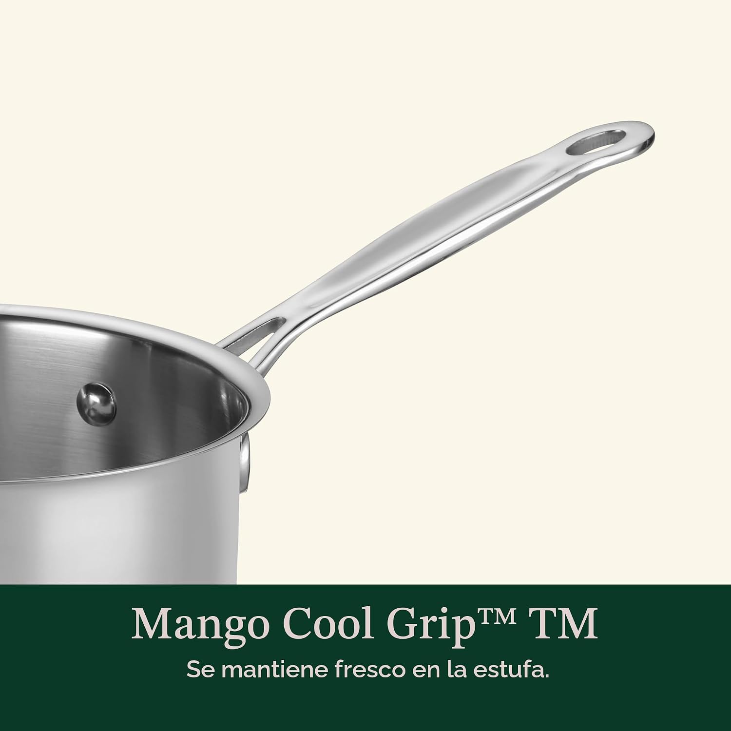 Cuisinart Cacerola de 1.5 Cuartos con Tapa, Colección Clásica de Ut...
