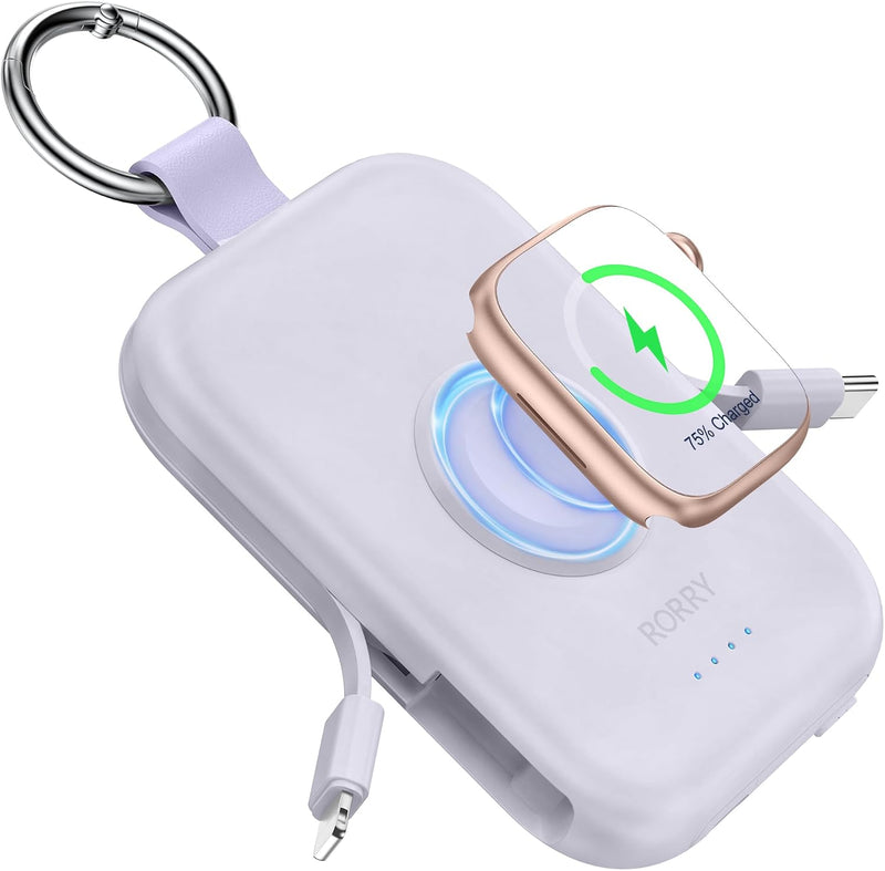 Cargador portátil RORRY CharmGo, banco de energía portátil con carg...