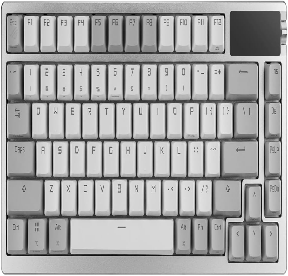 ASUS Teclado mecánico inalámbrico ROG Azoth para juegos, 75% TKL, c...