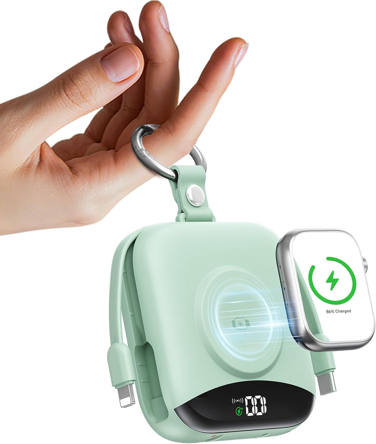 BLJIB Cargador portátil 10000mAh 22.5W Banco de energía incorporado...
