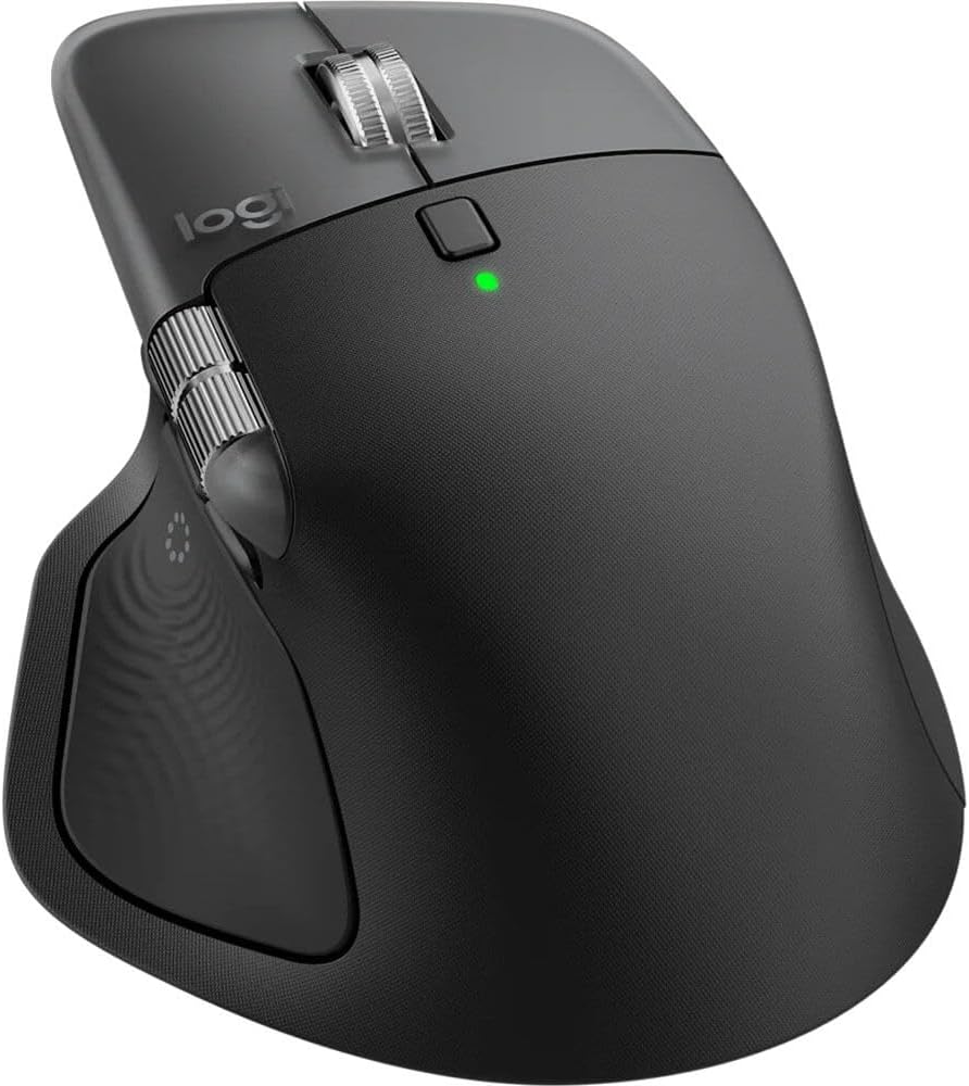 Logitech MX Master 4 para Mac, ratón ergonómico Bluetooth con retro...