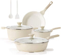 SENSARTE Juego de utensilios de cocina de cerámica antiadherente, j...