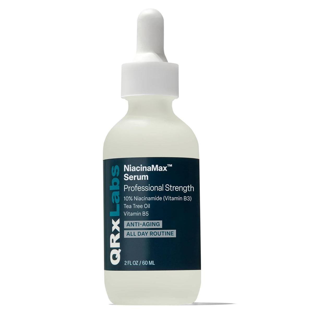 QRx Labs - Suero de niacinamida al 10%, vitamina B5, caléndula, ace...