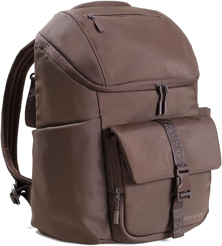 Itzy Ritzy Belong - Mochila ligera para pañales con 16 bolsillos, a...