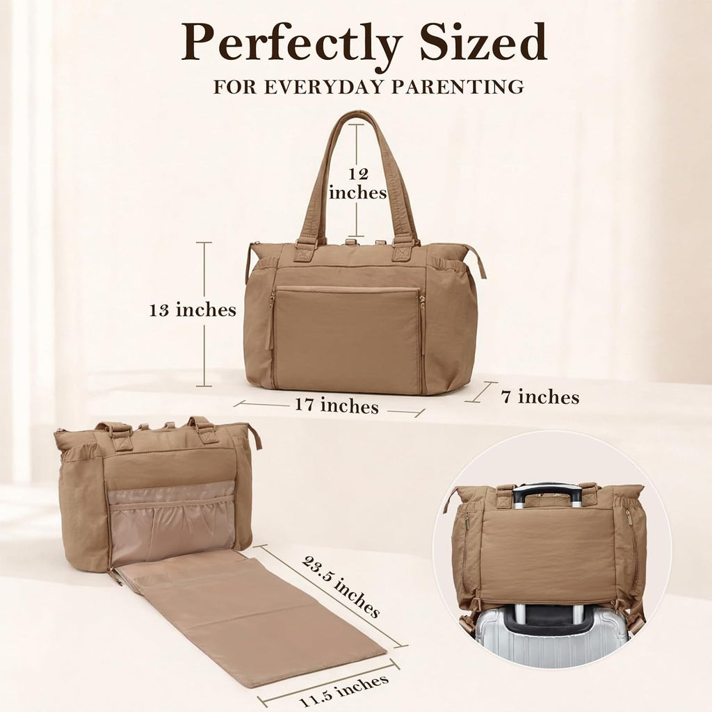 MOMINSIDE Bolsa de pañales con cambiador de pañales, bolsa de pañal...