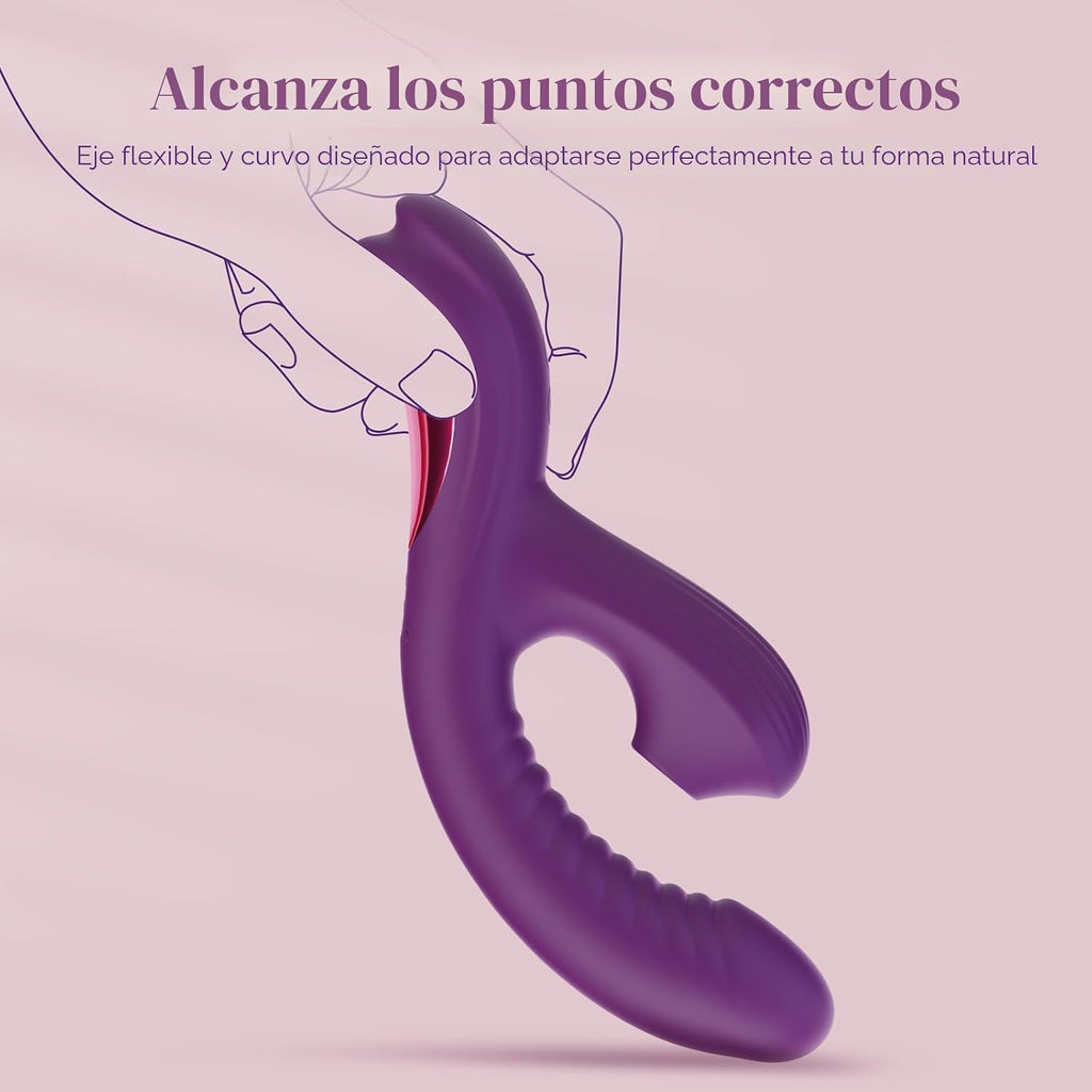 Tracy's Dog Come-Hither - Vibrador de conejo chupador, juguetes...