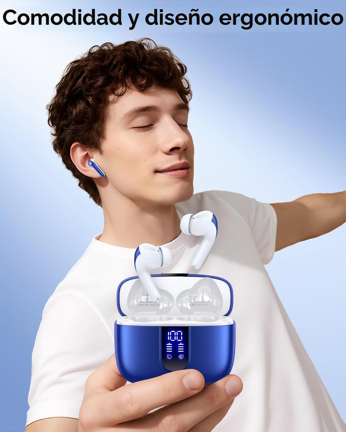 TAGRY Auriculares Bluetooth Verdaderamente Inalámbricos Auriculares...