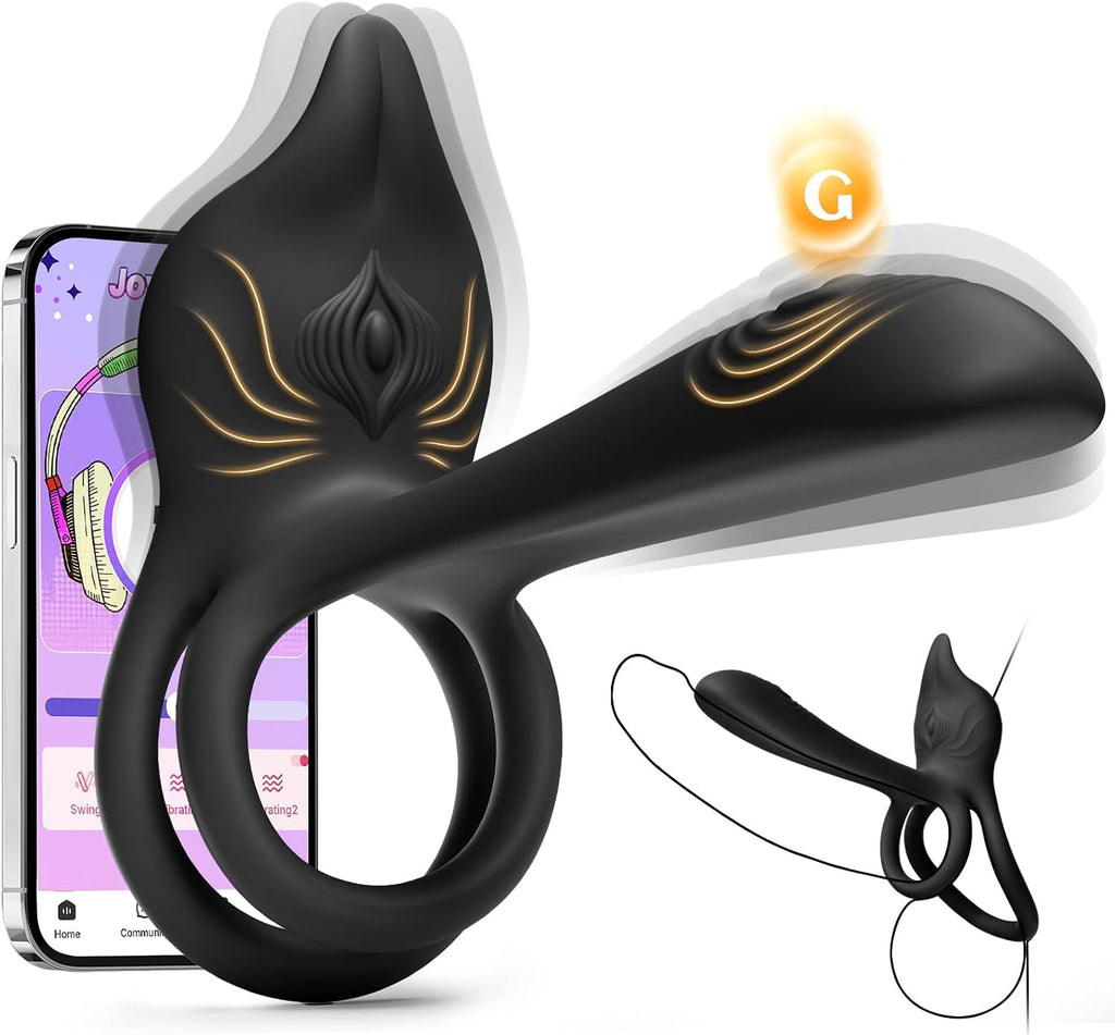 MOOLIGIRL Anillo de pene de juguete sexual para adultos, anillo dob...