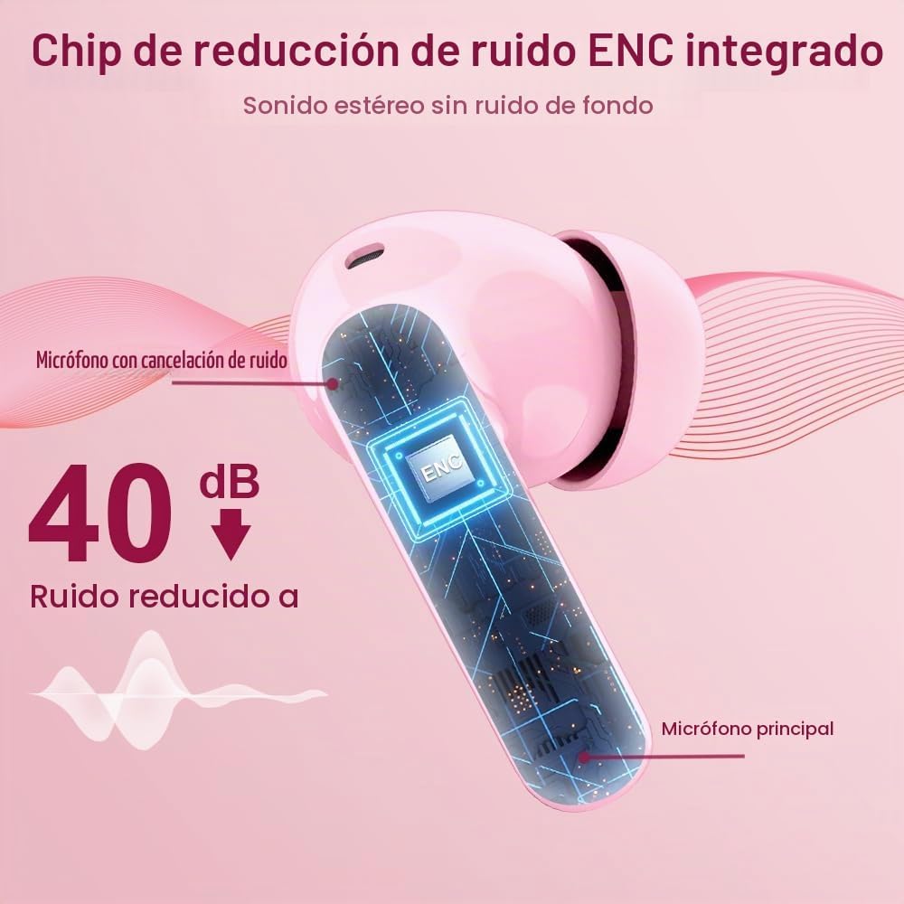 Auriculares inalámbricos verdaderos Auriculares Bluetooth Auricular...