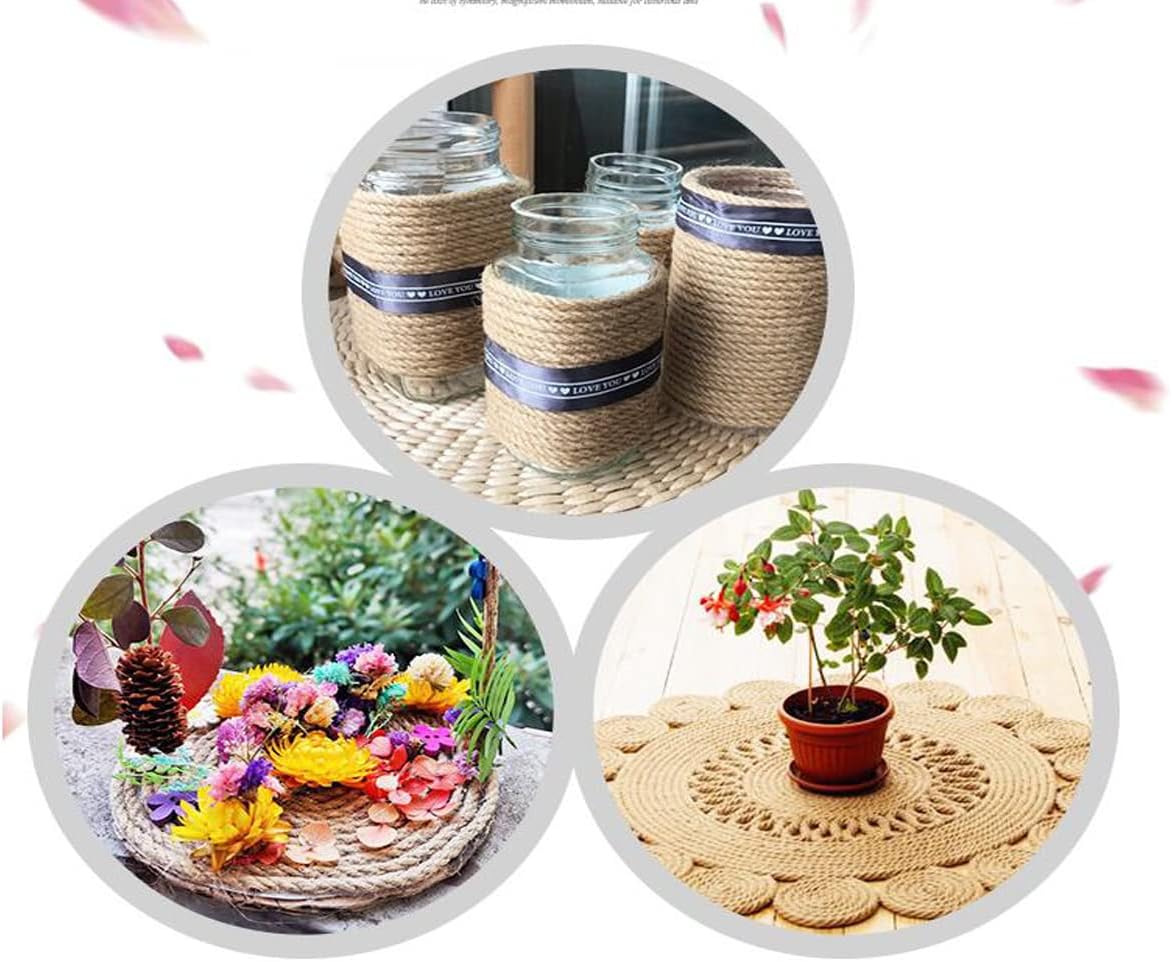 NorthPada Cuerda de cáñamo de sisal natural de 1\/6 pulgadas (4mm)...