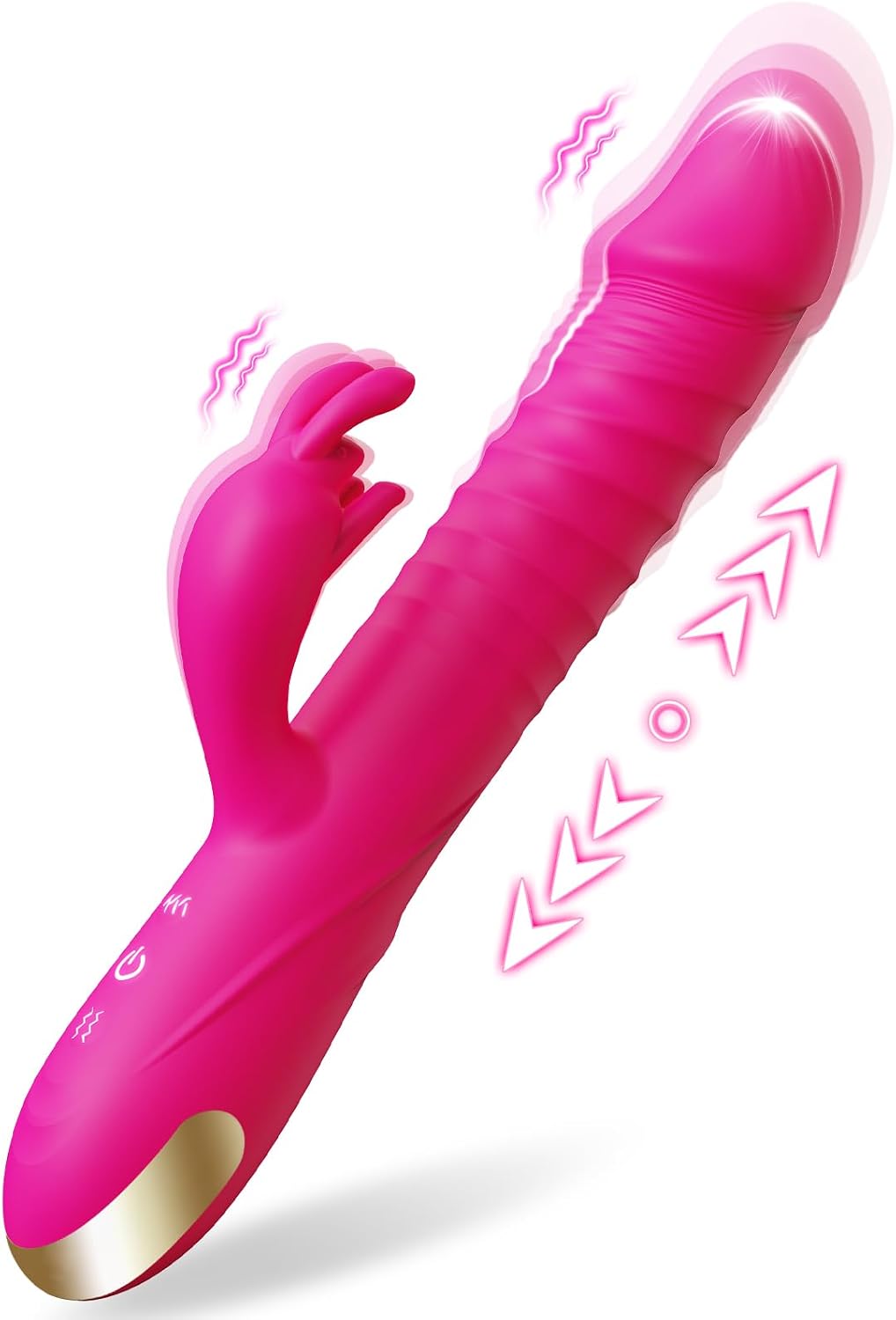 SUPOLA - Consoladores con vibrador de empuje, juguetes sexuales par...