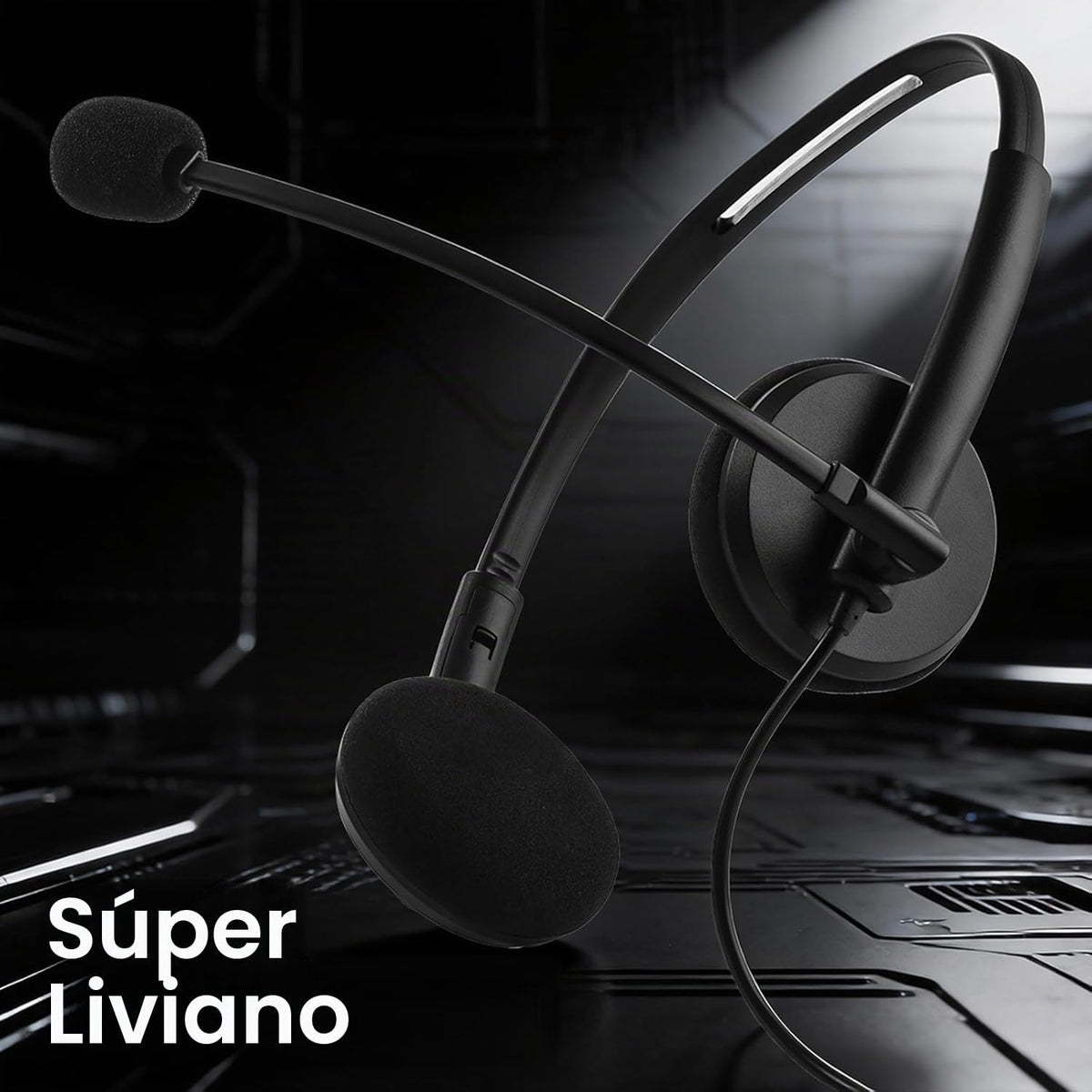 doudou Auriculares USB para computadora con micrófono de cancelació...