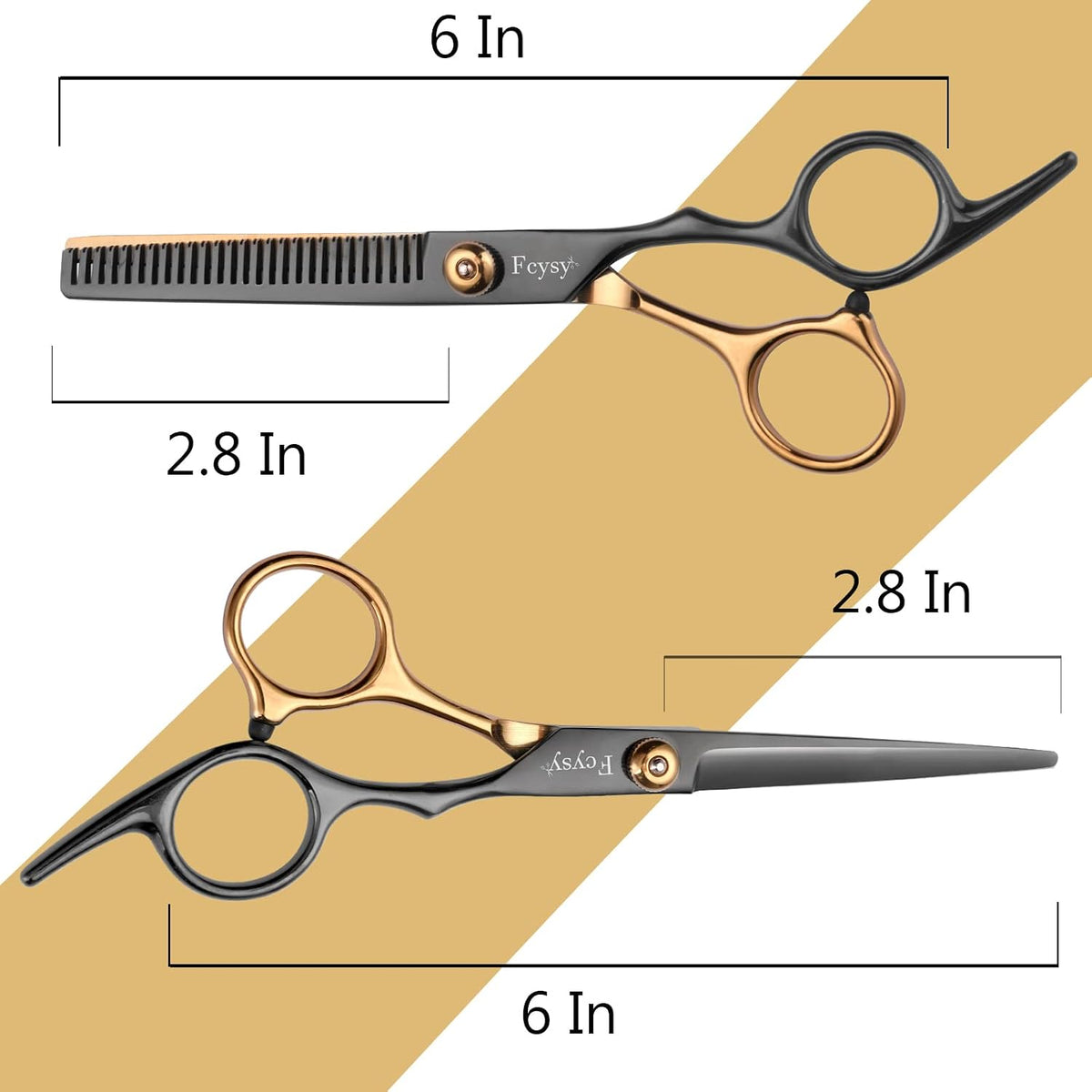 Tijeras Profesionales para Cabello Fcysy, Kit de Tijeras de Corte d...