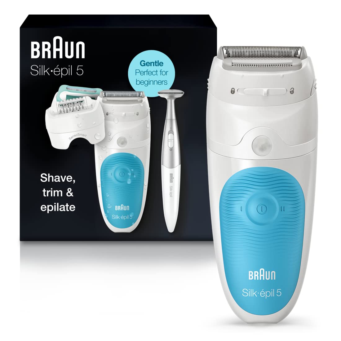 Braun Depiladora Silk-épil 5 5-810, Depiladora para mujer, afeitado...