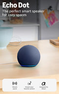 Amazon Echo Dot (modelo más nuevo): altavoz con sonido vibrante, di...