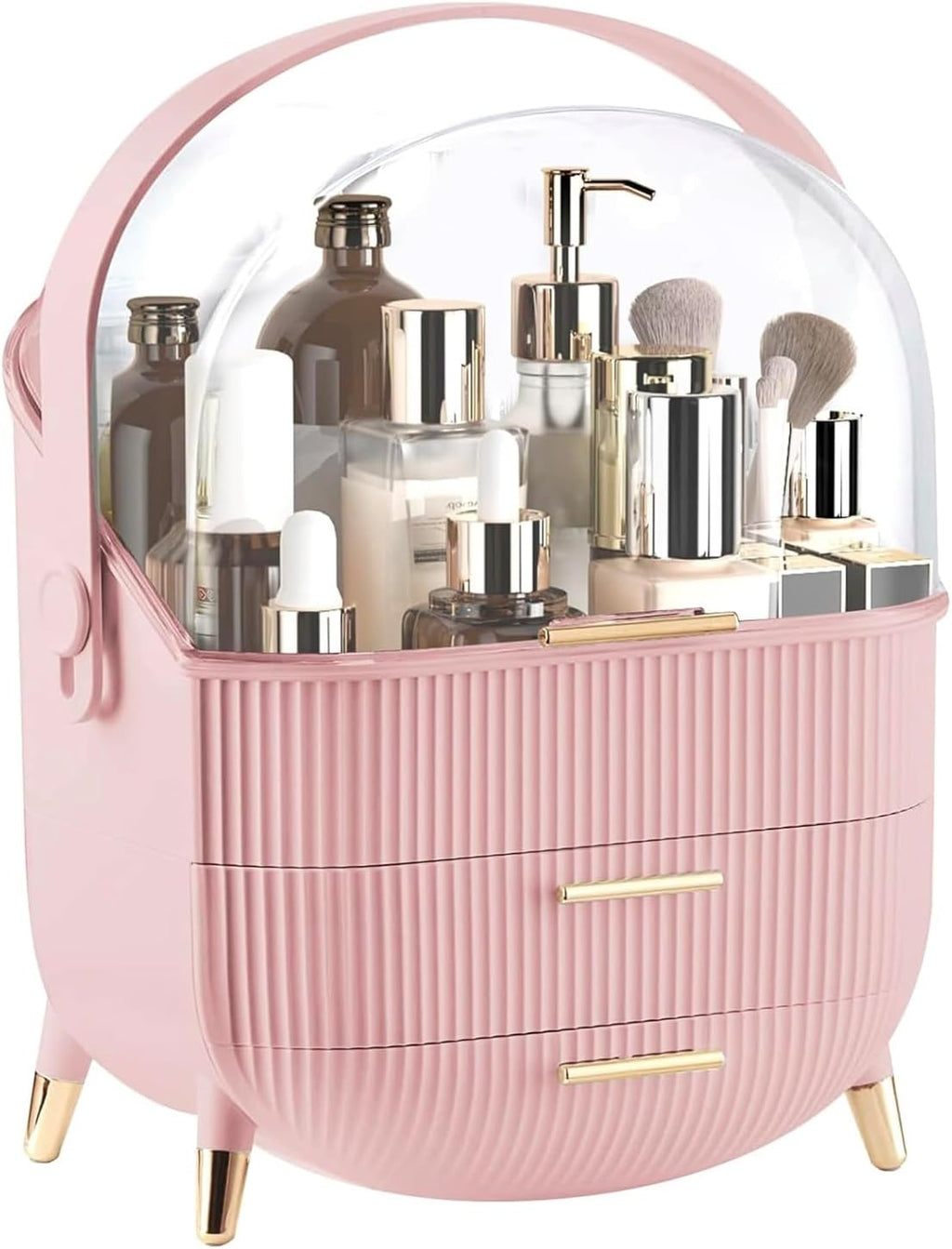 Organizador de maquillaje para tocador, organizador de cosméticos y...