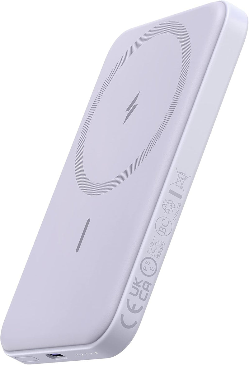Anker 621 MagGo Power Bank, cargador portátil magnético de 5,000 mA...