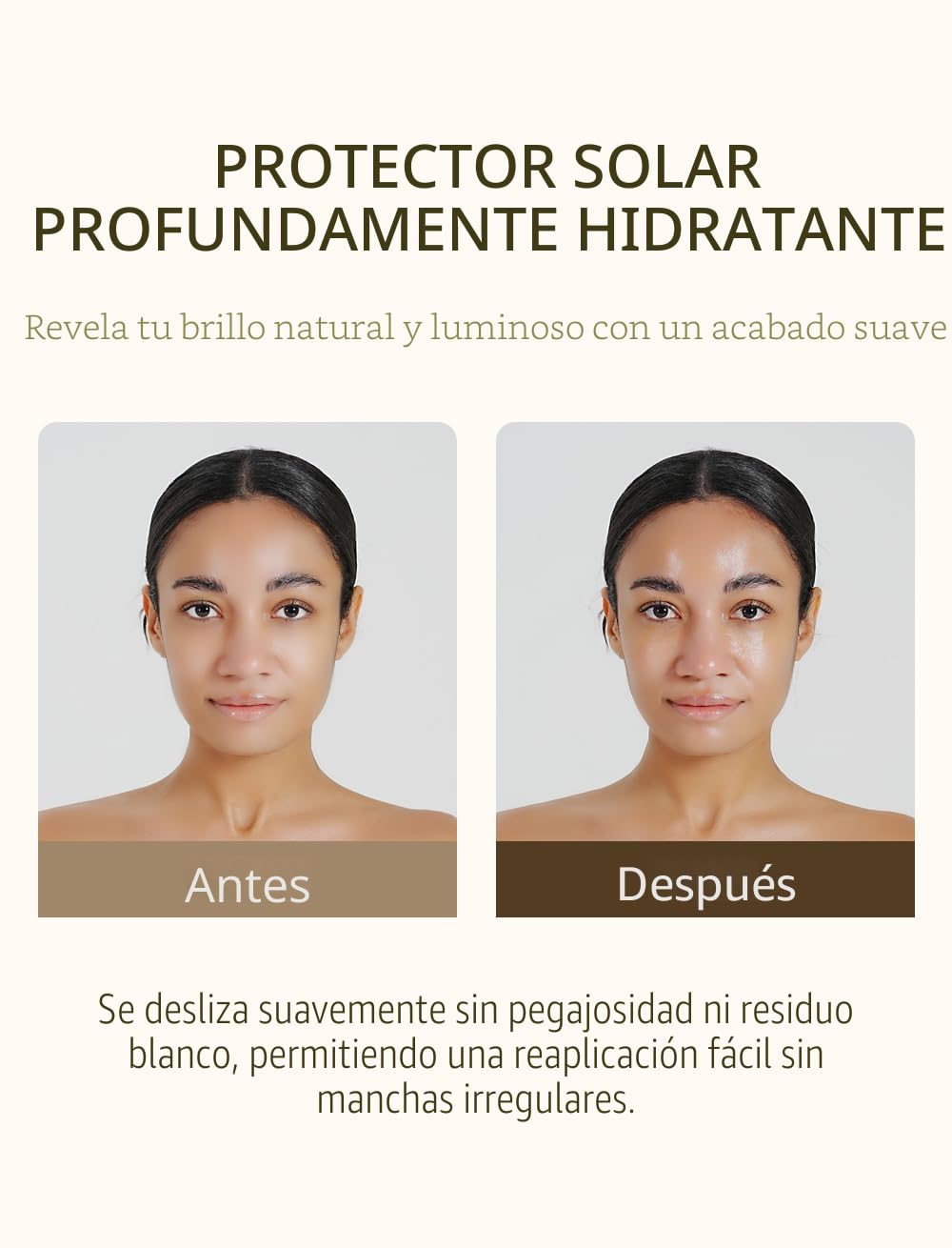 mixsoon Protector solar de frijoles, textura ligera y aireada SPF 5...