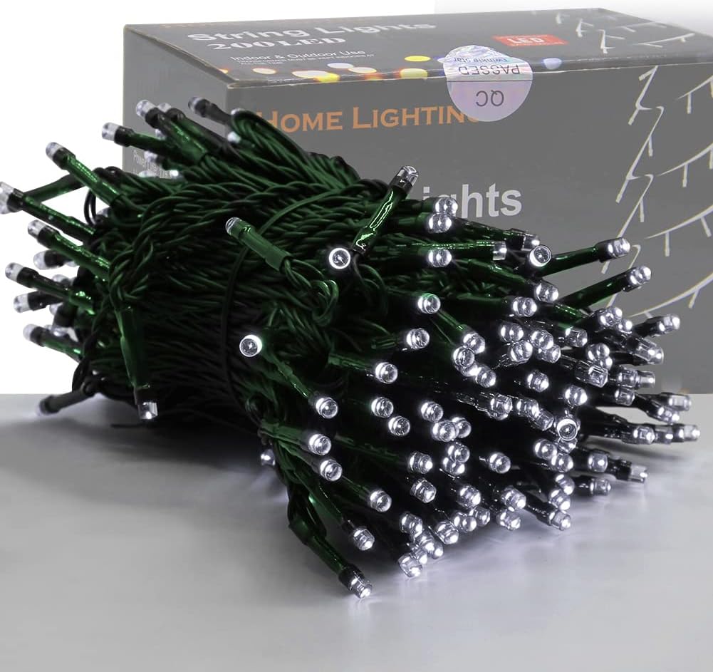 HOME LIGHTING 66 pies de luces decorativas de Navidad en miniatura,...